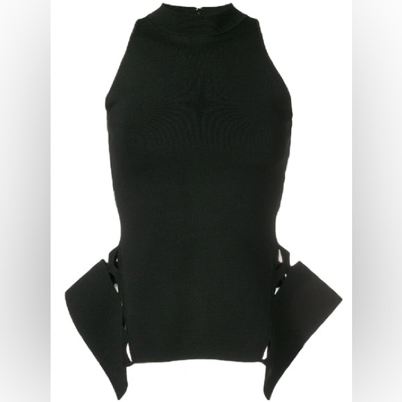 Roland Mouret Tops - Roland Mouret Black Halterneck Sleeveless Top